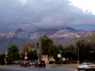 Snow on the Catalinas, Winterhaven section of Tucson
