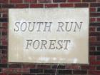 Entrance to South Run Forest