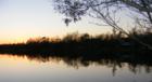 Lake Crowfield at sunset