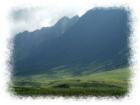 Waianae Mountain range right before Kaena Point