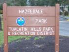 Hazeldale Park has some good playground equipment especially if the kids have older siblings playing baseball.