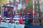 Red Hats Society of Clayton at the Christmas parade 2008