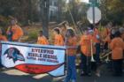 Riverwood Middle Marching Band Christmas  parade 2008