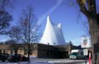 Moorhead's Hjemkomst (Homecoming) Center is home to the Fargo-Moorhead Chamber of Commerce.