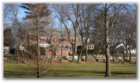 Gedney Farms is bisected in several places by the Ridgeway golf course.  Some fortunate home owners have back yards that roll right out to the fairways.