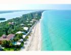 Casey Key beach aerial