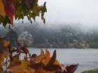 Lake Gregory with fall leaves