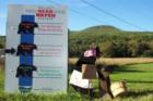 Bear Watch Instruction Sign Across From Wittenberg Store