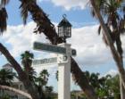 Custom, private street signs add to the charm of Grassy Point Estates.