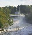This is a photograph of the Wallkill River, one of the very few rivers that flows north.