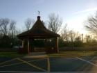 The gazebo at the R. H. Burell Park in Auburn, Barrow County, Georgia