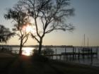 Evening is upon us in Clear Lake Shores, Texas.