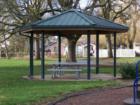Even in the rain, Woodard Park can be a great place to picnic.