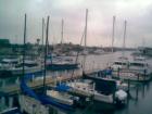 Daytona Beach Marina on a rainy