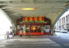 To give you an idea of how valuable land is in Manhattan, this cafe is perched under the roadway that leads from Pershing Square to Park Avenue South.  