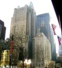 The twin towers at the Waldorf=Astoria are residential suites, with the grand ballroom on the top floors