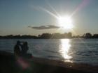 Sunset over the St. Lawrence River