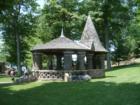 The gazebo on the grounds of Boldt Castle