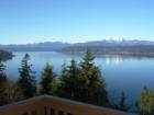View of Olympics from Union WA