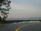 The Long Island Sound at the end of Orienta Avenue in Mamaroneck, New York