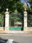 Awesome iron work on gates