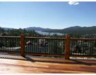 View of Big Bear Lake from a deck in Castle Glen