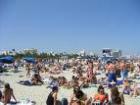Busy South beach