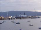 View of the Alaska Ferry Terminal from South Hill
