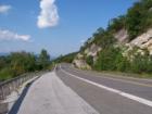One of our roadways (Route 52) heading north west with the backdrop of the Catskill Mountains.