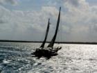 Sailing in strong wind