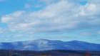 View of Catskill Mountains from the Walmart Parking lot in Kingston NY