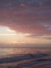 Sunset over the ocean