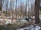 A country stream at the foothills of the Shawangunk Mountains.