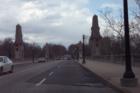 The Washington Street Bridge has been restored to its early appearance.