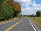 An scenic ulster county road heading north.