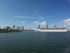 Cruise ship coming into port