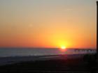 A beautiful winter sunset