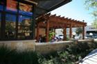 There are lots of  restaurants with outdoor seating at Market Street!