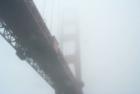 Golden Gate Bridge, lost in the fog