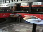 Mars 2112 Restaurant, Times Square
      Take a Disney type ride down and meet the Aliens while you eat!