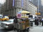 You can buy a Hot Dog (aka Dirty Dog) on the streets while admiring the beautiful architecture