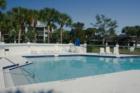 Fabulous community pool and spa with very large pool deck located at the clubhouse in the center of the property!  