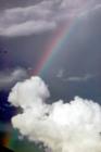 Rainbow over Bonita after a late afternoon rain shower.