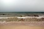 Gray day at the beach...