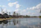 the lake at Woodland Park