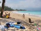 a sunny sunday at the beach in Paia maui
