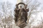 Bronze casting on oblisk showing the word Unity. I will be doing a post about this park in my blog tennessee highways and byways.