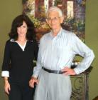 Mona with her dad...a Heritage Grand Cinco Ranch resident.