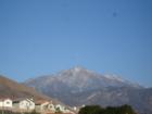 View of Yucaipa's new homes in Chapman Heights beneath Mount San Bernardino in Sunny Southern California