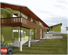 Sample of house being built at Austin's Green Community Agave